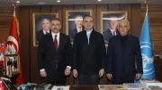 AK Parti Sözcüsü Ömer Çelik, Ülkü Ocakları Adana İl Başkanlığı'nı Ziyaret Etti