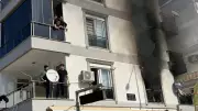 Antalya'da Apartman Yangını: Mahsur Kalanlar Merdiven ve İtfaiye ile Kurtarıldı