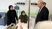 Başkan Erdoğan'ın Güneysu Hastanesi Ziyaretinde Duygusal Anlar: 'Allah Senden Razı Olsun'