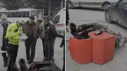 Bilecik'te Motokurye Kazası: Paket Teslimi Sırasında Otomobille Çarpıştı