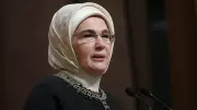 Emine Erdoğan'dan BM Genel Sekreteri Guterres'e Atatürk Barış Ödülü Paylaşımı