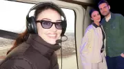 Esra Bilgiç ile Faruk Sabancı New York'ta Helikopter Keyfi Yaptı