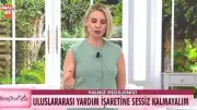 Esra Erol, Programında Uluslararası Yardım İşaretini Uygulamalı Olarak Gösterdi