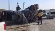 Gaziantep'te Feci Kaza: Beton Mikseri Devrildi, Sürücü Hayatını Kaybetti