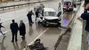 Kocaeli'de Zincirleme Trafik Kazası: Yağmurda Kaygan Yolda 3 Yaralı