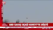 Kuveyt Üzerinde İran Tarafından Vurulan ABD F-15 Savaş Uçağı Kamerada