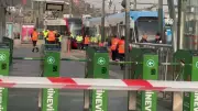 İstanbul Fatih'te Tramvay Kazası: Raydan Çıkan Araç Karşı Tramvaya Çarptı