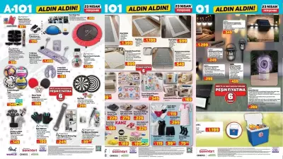 A101 23 Nisan Aktüel Kataloğu Yayınlandı: Kablosuz Kulaklık ve Bisiklet Fırsatları