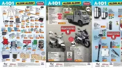 A101'den 2 Nisan İndirimleri: Hurçlar, Kamp Sandalyesi ve Boy Aynası Reyonlarda