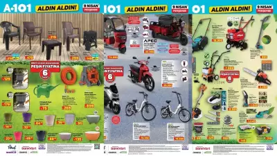 A101'den 9 Nisan 2026 Aldın Aldın Fırsatları: Bahçe ve Teknoloji Ürünleri Öne Çıkıyor