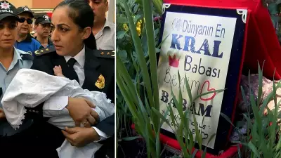 Adana'da Şehit Polisin Mezarındaki Oğlunun Plaketi Görenleri Duygulandırdı