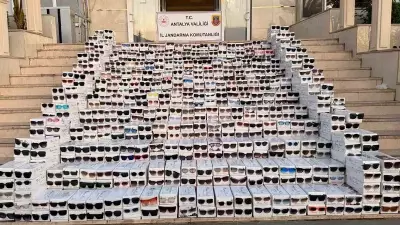 Alanya'da 20 Milyon TL Değerinde Kaçak Gözlük Ele Geçirildi