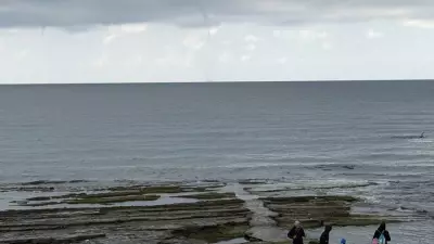 Alanya'da denizde hortum oluştu, kısa sürede etkisini kaybetti