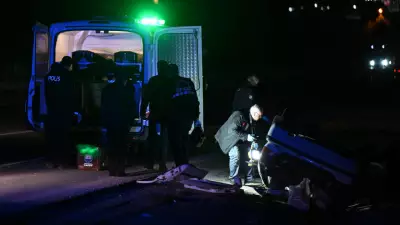 Ankara Gölbaşı'nda Otomobil Takla Attı: 1 Ölü, 2 Yaralı