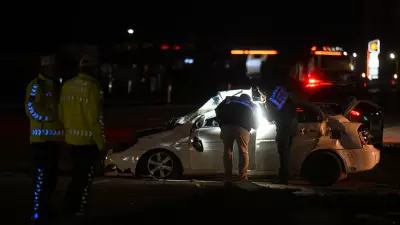 Ankara'da Takla Atan Otomobilin Çarptığı TIR Sürücüsü Hayatını Kaybetti