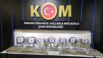 Çankaya'da Operasyon: 25 Kilo Skunk Ele Geçirildi, 2 Gözaltı