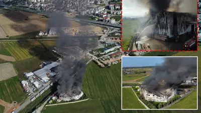 Antalya'da patates tesisi yangını: Yağ kazanı patladı, panik yaşandı