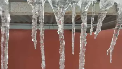 Ardahan'da Buzul Manzara: Göle'de Sıcaklıklar -10 Dereceye Düştü