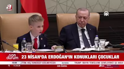 Başkan Erdoğan 23 Nisan'da çocuklarla buluştu
