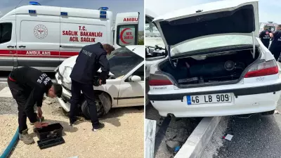 Besni'de iki otomobil çarpıştı: 6 yaralı