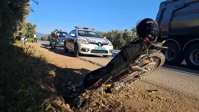 Bursa'da Motosiklet Kazası: Sürücü Yaralandı, İnceleme Başlatıldı