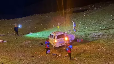 Cizre'de Feci Trafik Kazası: Hafif Ticari Araç Şarampole Devrildi, 1 Ölü