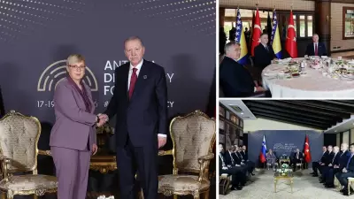 Cumhurbaşkanı Erdoğan, Antalya Diplomasi Forumu'nda Yoğun Temaslarını Sürdürüyor