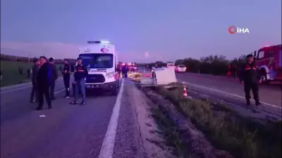 Denizli'de otomobil takla attı: 1 ölü, 4 yaralı