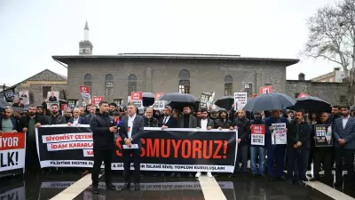 Diyarbakır'da STK'lar İsrail ve ABD'yi Protesto Etti: 'Siyonistler İnsanlığa Savaş Açtı'
