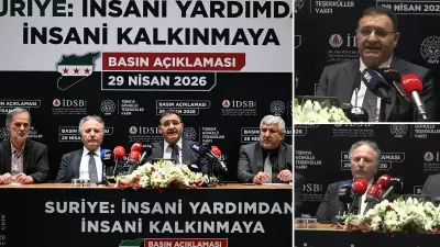 İDSB ve TGTV'den Suriye İçin Ortak Basın Toplantısı: Yardımdan Kalkınmaya Geçiş Vurgusu