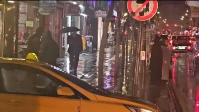 Elazığ'da Kuvvetli Yağış Uyarısı Sonrası Sağanak Etkili Oldu