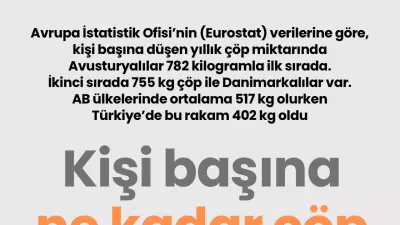 Eurostat Verileri: Kişi Başı Çöp Üretiminde Avusturya Lider