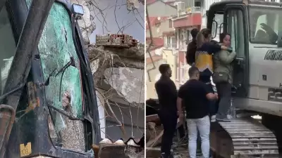 Gaziosmanpaşa'da Yıkım Faciası: Kepçe Operatörünün Bacağı Kırıldı