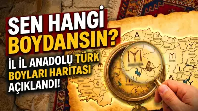 Hangi Türk Boyundansınız? İl il Türk Boyları Haritası Açıklandı