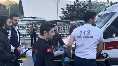 Şişli'de Tesla ve motosiklet çarpıştı: 1 yaralı