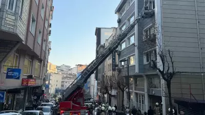 Şişli'deki Otel Yangınında Mahsur Kalan 6 Kişi Kurtarıldı