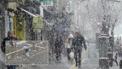 Kars'ta Nisan Ayında Ani Kar Yağışı: Kış Geri Döndü