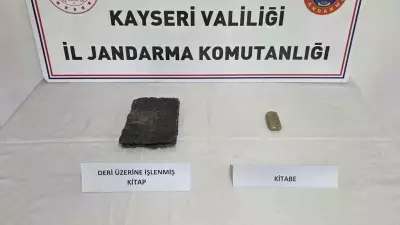 Kayseri'de tarihi eser operasyonu: 2 gözaltı