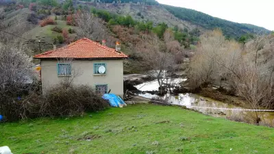 Kütahya'da Yapay Gölet Taştı: Ev ve Ahır Sular Altında Kaldı, Hayvan Telef Oldu