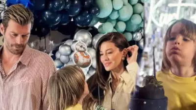 Kıvanç Tatlıtuğ ve Başak Dizer'in Oğlu Kurt Efe, 4 Yaşına Star Wars Temalı Partiyle Girdi