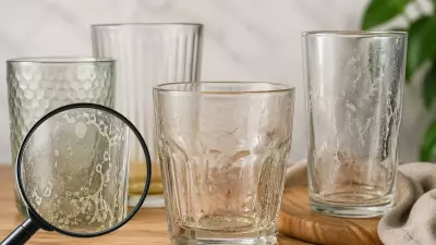 Lekeli Bardaklar İçin Karbonat, Sirke ve Limon Tuzu Mucizesi