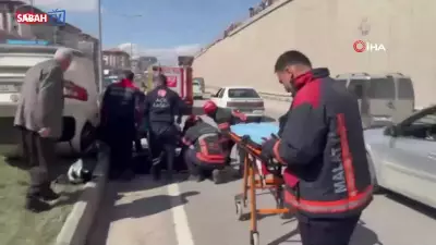 Malatya'da Altgeçitte Meydana Gelen Trafik Kazasında 2 Kişi Yaralandı