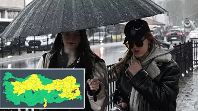 Meteoroloji'den Kritik Uyarı: 38 İlde Sarı Alarm, 6 Bölgede Yağış Bekleniyor