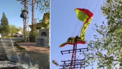 Osmaniye'de yamaç paraşütü pilotu elektrik tellerine takılıp yaralandı