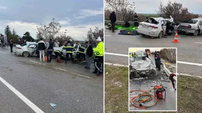 Polatlı'da Korkunç Kaza: 4 Kişi Hayatını Kaybetti