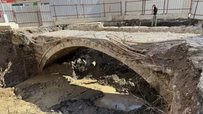 Rize'de Yol Çalışmasında 1826 Yapımı Tarihi Köprü Bulundu