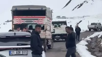 Şırnak'ta Çığ Düşen Karayolu Ulaşıma Kapandı, Ekipler Çalışma Başlattı