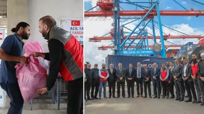 Sadakataşı Derneği Lübnan'a 360 Tonluk İnsani Yardım Ulaştırdı