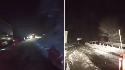 Sahara Geçidi'nde Tır Kaydı, Trafik Felç Oldu