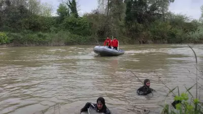 Sakarya Nehri'nde kaybolan 6 yaşındaki Ahmed İdris için arama çalışmaları 3. gününde